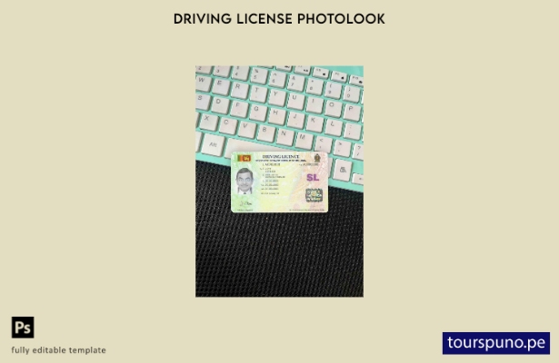 Plantilla FRONTAL de aspecto fotográfico DL de Sri Lanka lista para imprimir